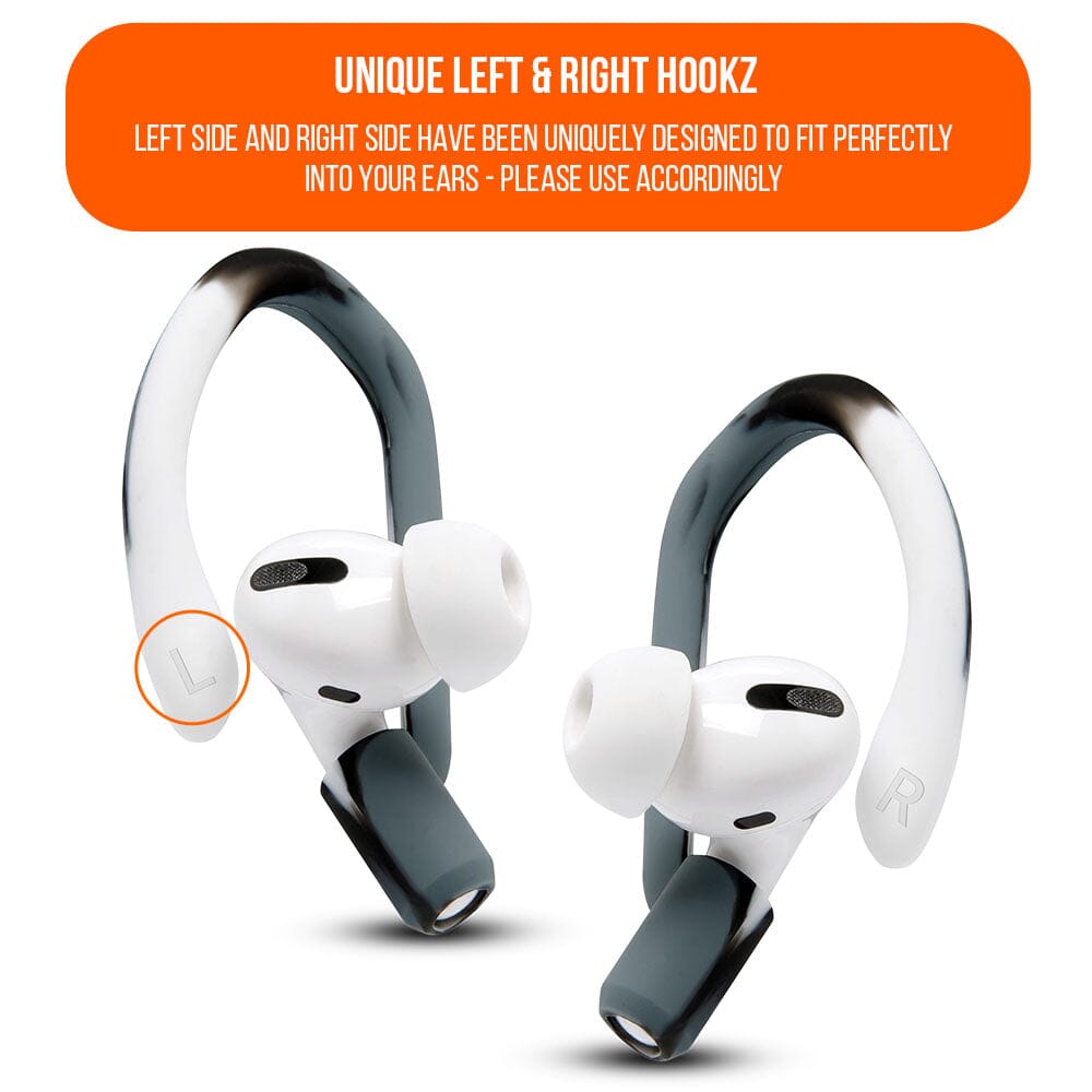 WC HookZ - Over Ear Hooks for Airpods Pro 1, 2 & Airpods 1, 2, 3Earbuds EarhooksTorqelo.com
