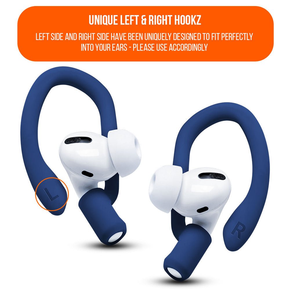 WC HookZ - Over Ear Hooks for Airpods Pro 1, 2 & Airpods 1, 2, 3Earbuds EarhooksTorqelo.com