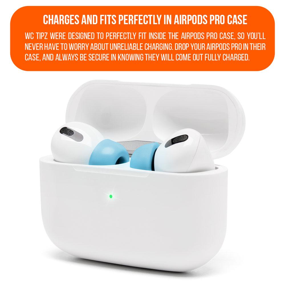WC TipZ - Memory Foam Ear Tips for Airpods Pro & Airpods Pro 2Earbuds Foam TipsTorqelo.com