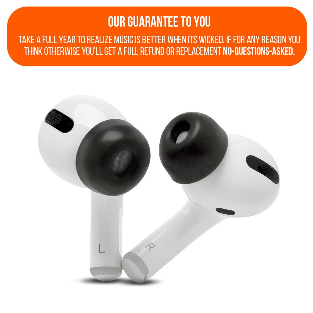 WC TipZ - Memory Foam Ear Tips for Airpods Pro & Airpods Pro 2Earbuds Foam TipsTorqelo.com