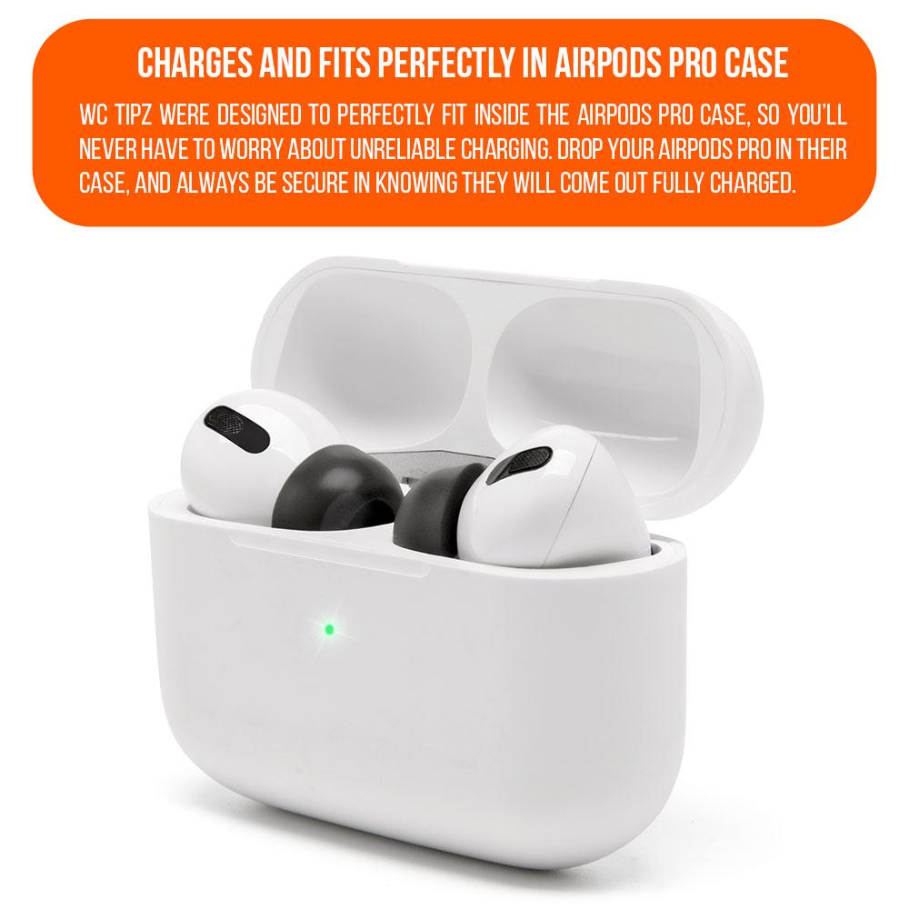 WC TipZ - Memory Foam Ear Tips for Airpods Pro & Airpods Pro 2Earbuds Foam TipsTorqelo.com