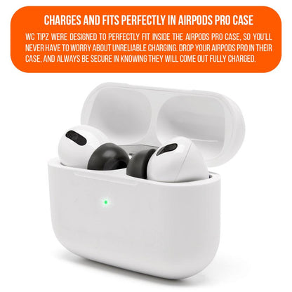 WC TipZ - Memory Foam Ear Tips for Airpods Pro & Airpods Pro 2Earbuds Foam TipsTorqelo.com