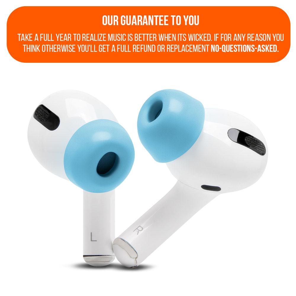 WC TipZ - Memory Foam Ear Tips for Airpods Pro & Airpods Pro 2Earbuds Foam TipsTorqelo.com