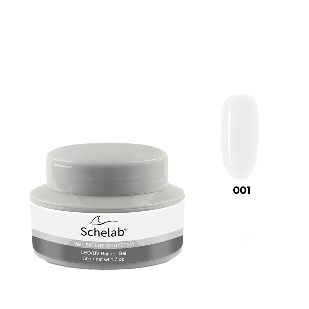 Schelab Builder Gel 001 - Professional Nail Gel for Nail Art & Care by Beauty Care Bag