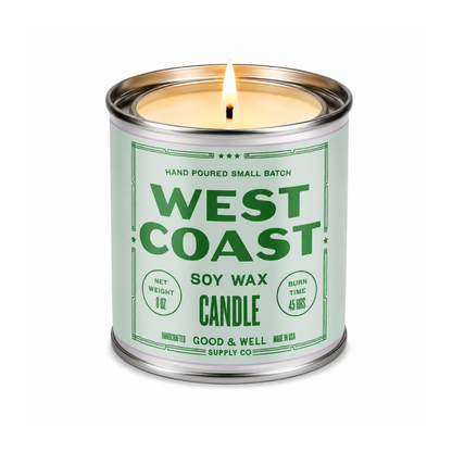 West Coast Soy Candle by Good & Well Supply Co.