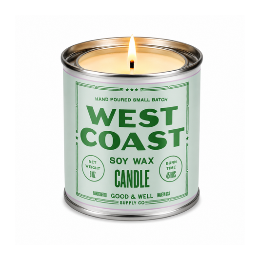 West Coast Soy Candle by Good & Well Supply Co.