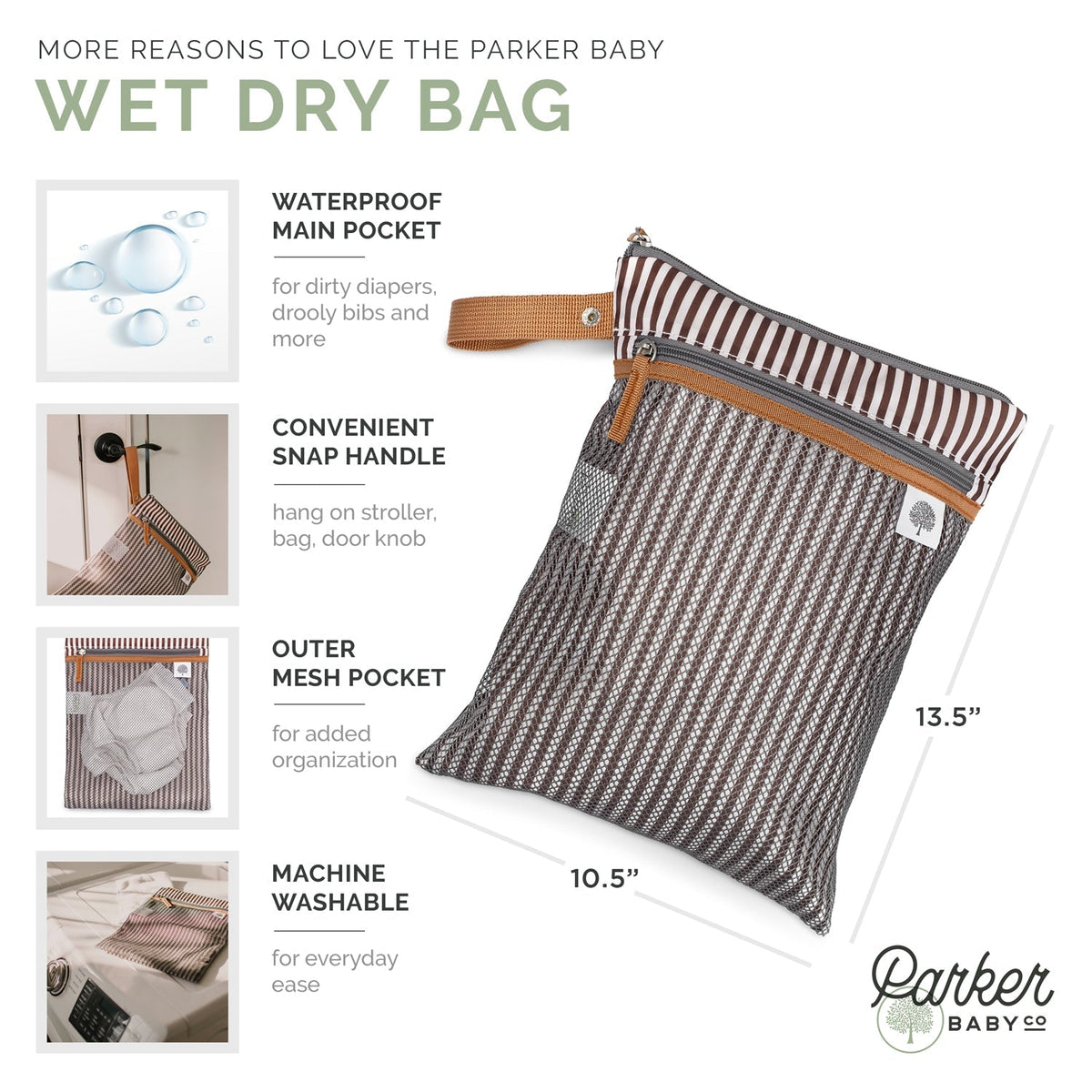 Wet Dry Bag by Parker Baby Co.