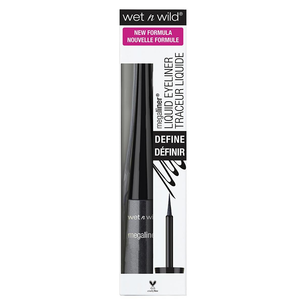 wet n wild MegaLiner Liquid Eyeliner Black - Precise, Long-Lasting Eye MakeupEyelinerTorqelo.com