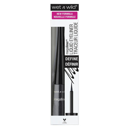 wet n wild MegaLiner Liquid Eyeliner Black - Precise, Long-Lasting Eye MakeupEyelinerTorqelo.com