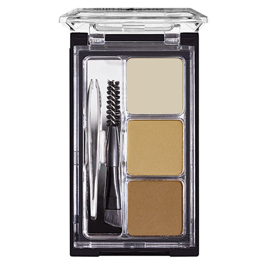 Wet n Wild Ultimate Brow Kit Soft Brown - Eyebrow Kit with 3 Shades & Dual-Ended ApplicatorEyebrow PencilTorqelo.com
