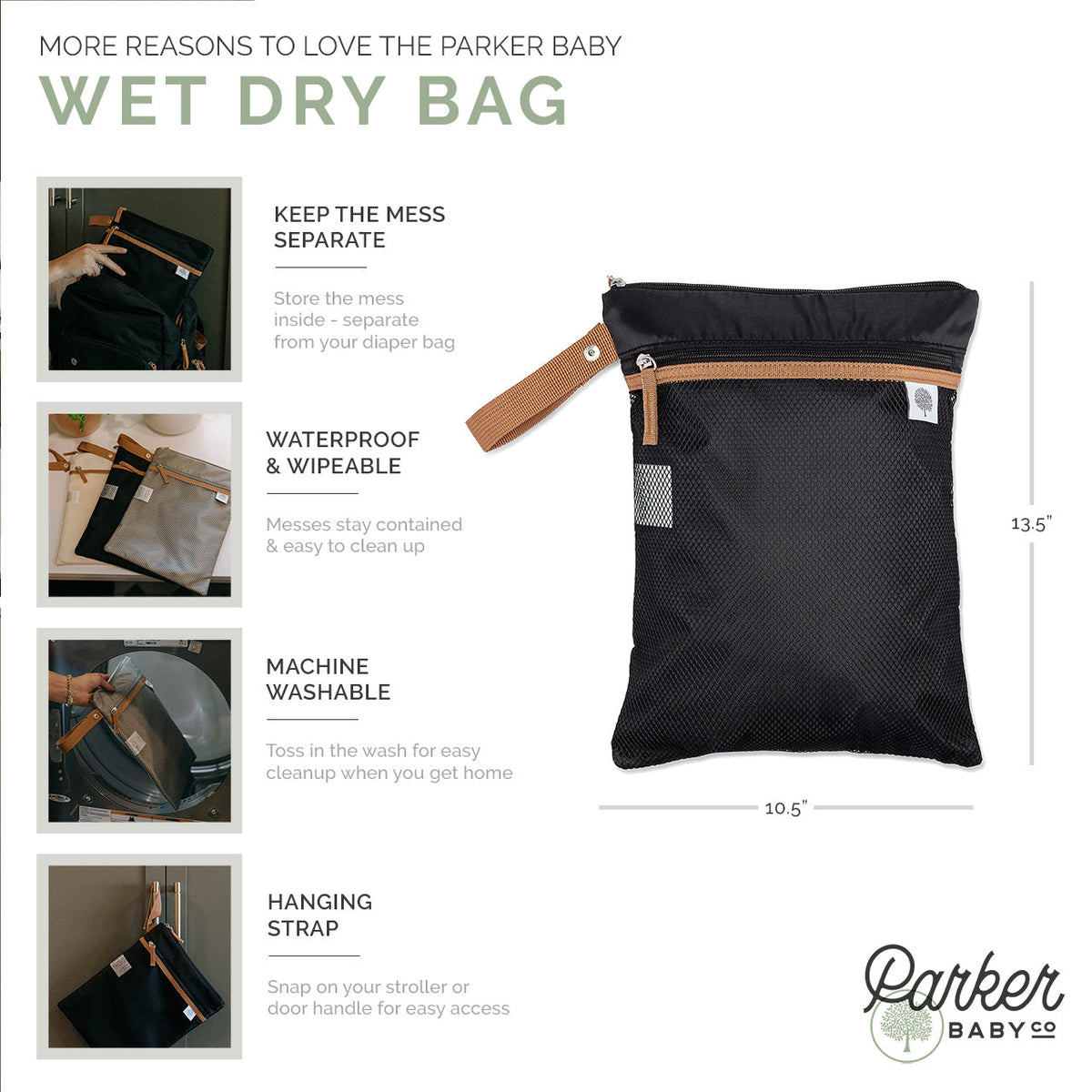 Wet Dry Bag by Parker Baby Co.