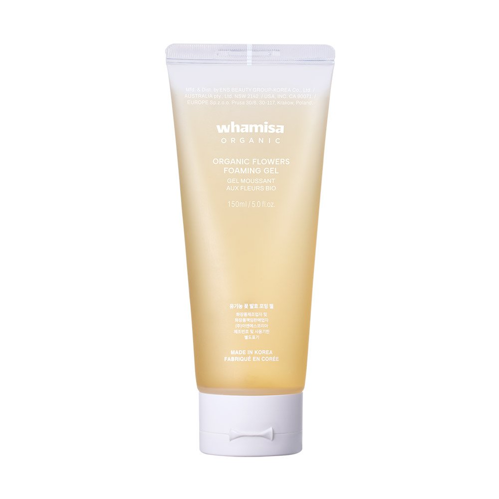 whamisa Organic Flowers Foaming Gel 150ml by Seoulia