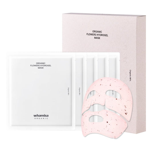 whamisa Organic Flowers Hydrogel Mask 5ea by Seoulia