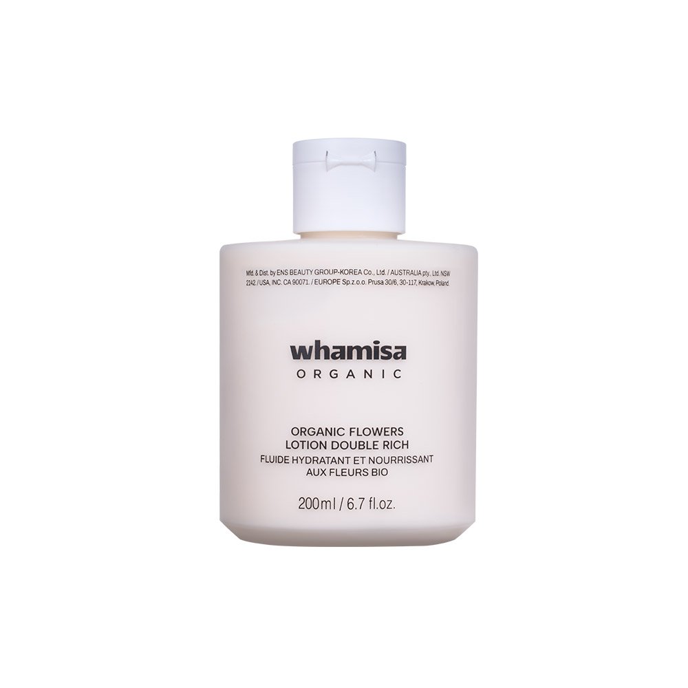 whamisa Organic Flowers Lotion Double Rich 200ml by Seoulia