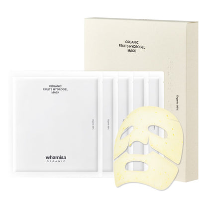 whamisa Organic Fruits Hydrogel Mask Yuja 5ea by Seoulia