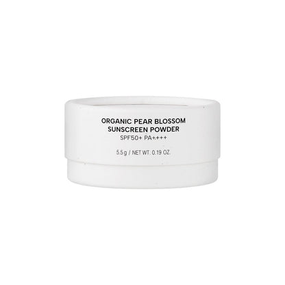 whamisa Organic Pear Blossom Sunscreen Powder SPF50+ PA++++ 5.5g+2.3g by Seoulia