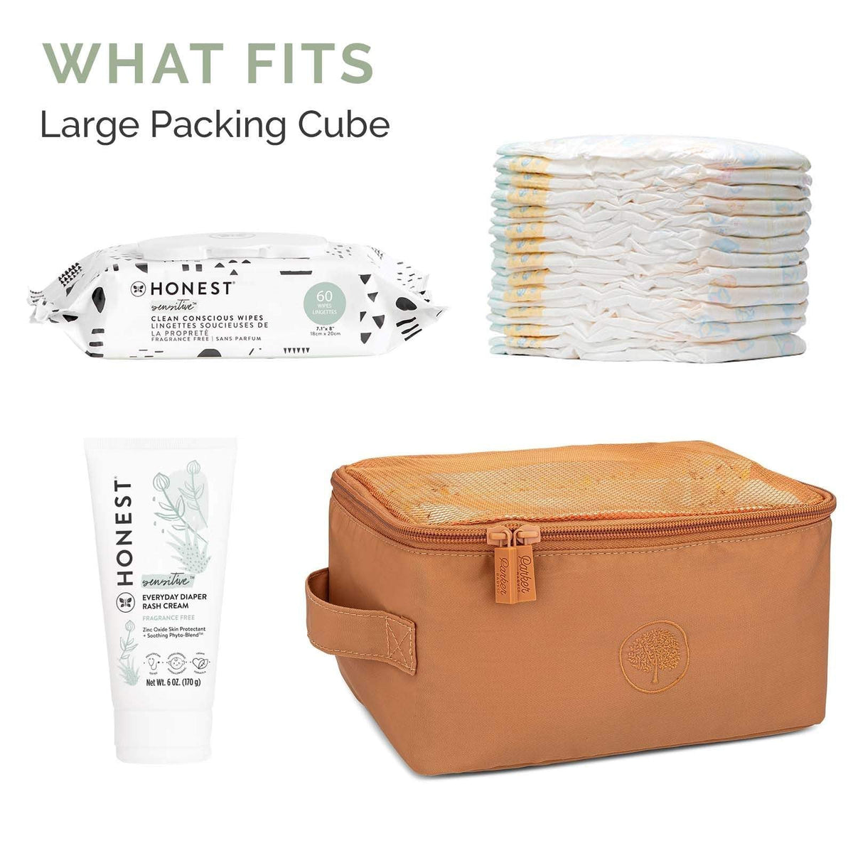 Packing Cube Set by Parker Baby Co.