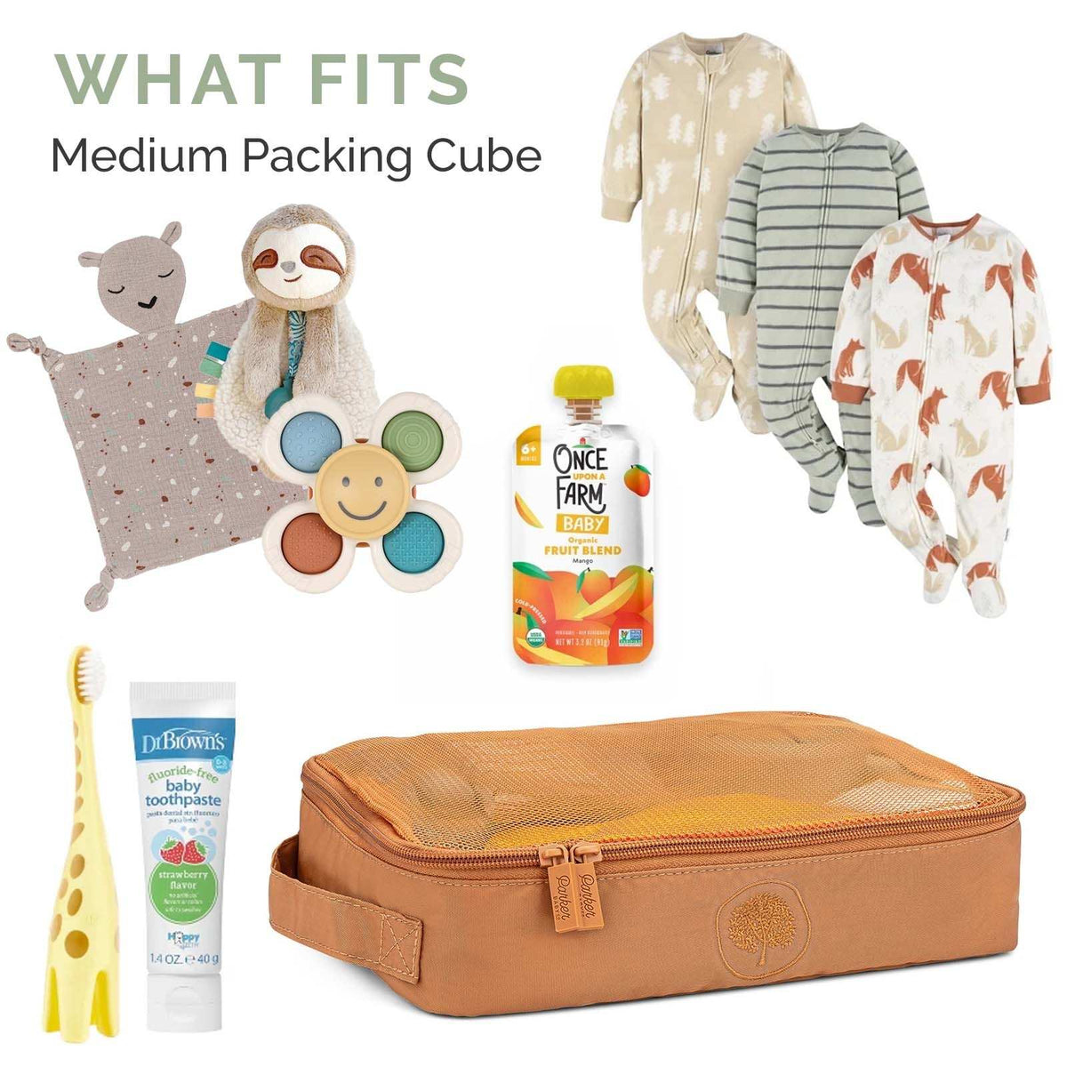 Packing Cube Set by Parker Baby Co.