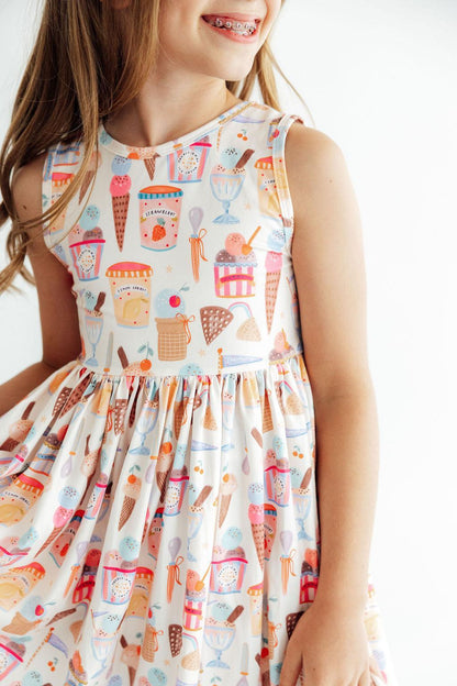 What's the Scoop Tank Twirl DressTwirl Dress - TankTorqelo.com