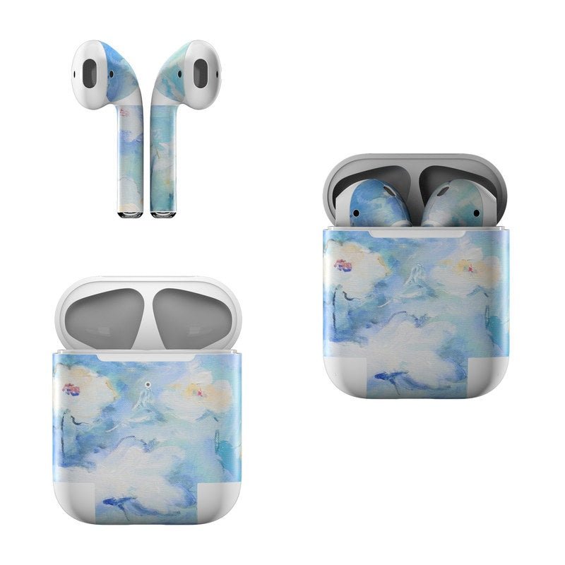 White & Blue - Apple AirPods SkinAudio SkinsTorqelo.com
