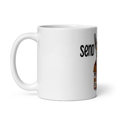 "SEND NUDES" SPHYNX COFFEE MUG by ReNewedPet