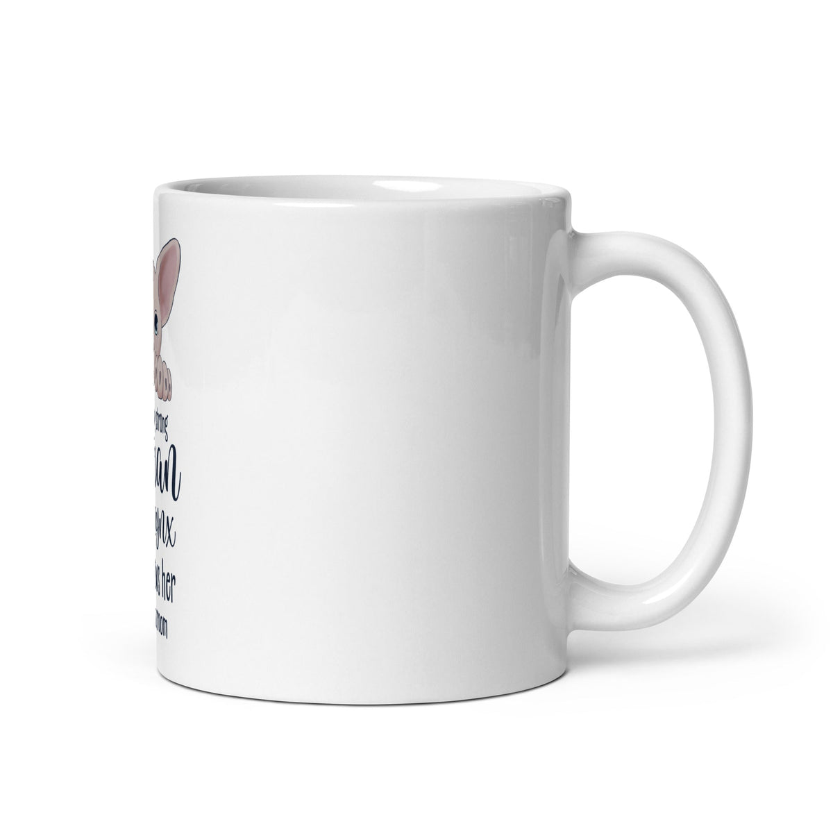 "BEHIND EVERY WOMAN" SPHYNX MUG by ReNewedPet