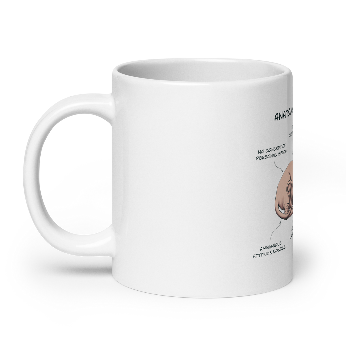 "ANATOMY OF A SPHYNX CAT" COFFEE MUG by ReNewedPet