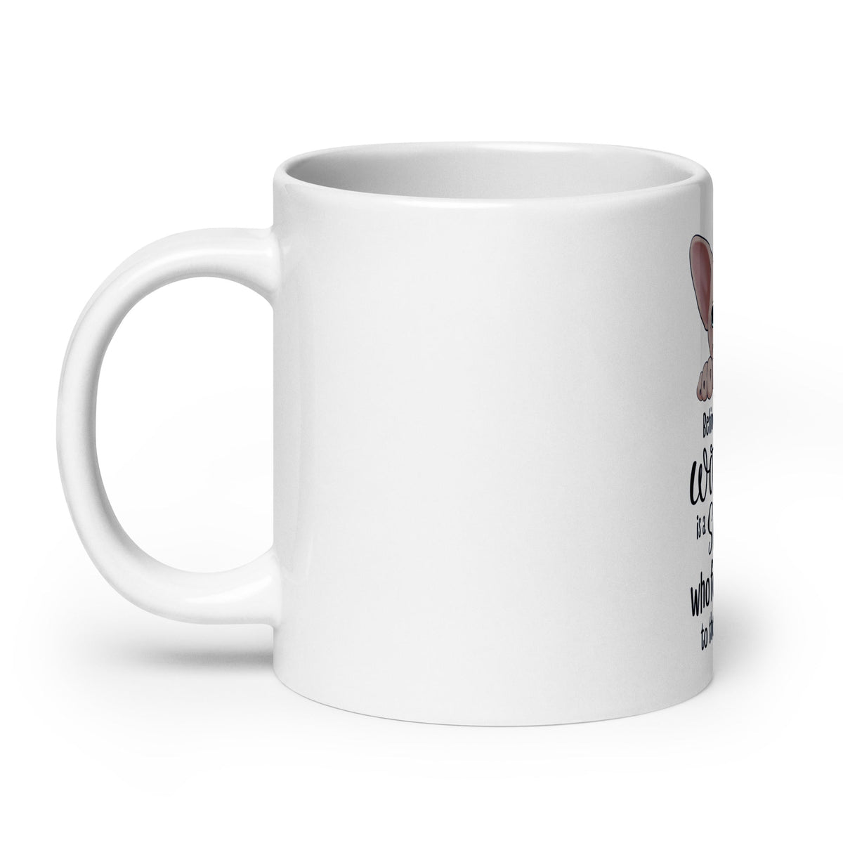 "BEHIND EVERY WOMAN" SPHYNX MUG by ReNewedPet