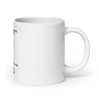 "WOMAN CAN'T SURVIVE ON COFFEE ALONE" COFFEE MUG by ReNewedPet
