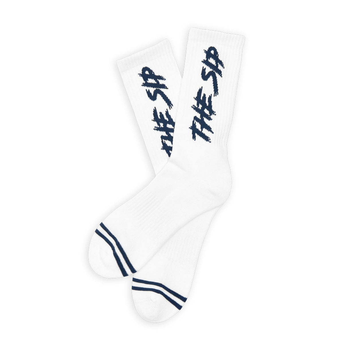 White The Sip Casual Crew SocksTeam ColorwaysTorqelo.com