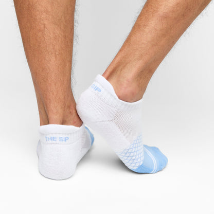 White/Powder The Sip Ankle SocksAnkle SocksTorqelo.com
