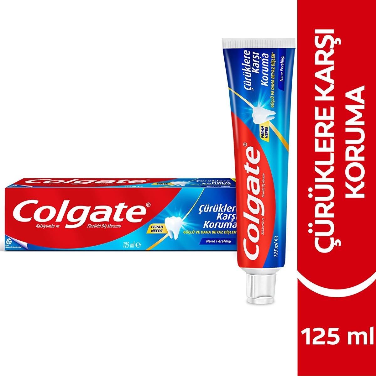 Colgate Cavity Protection Toothpaste - Fluoride Enriched, Mint Flavor, 125ml - Dental Hygiene & Oral Care by Beauty Care Bag