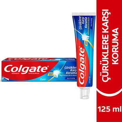 Colgate Cavity Protection Toothpaste - Fluoride Enriched, Mint Flavor, 125ml - Dental Hygiene & Oral Care by Beauty Care Bag