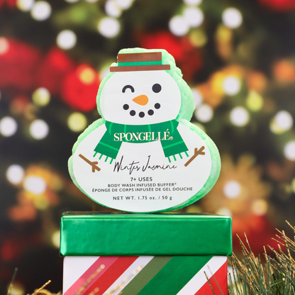 Winter Jasmine | Holiday SnowmanBody Wash Infused BufferTorqelo.com