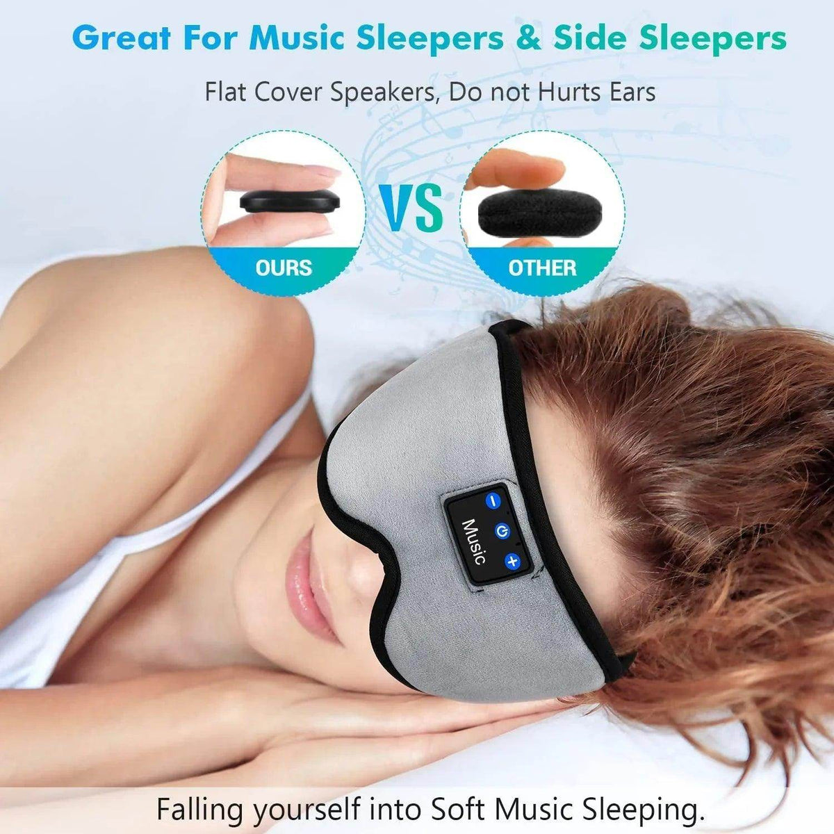 Wireless Sleep Headphones for Side Sleeperssleep headphoneTorqelo.com