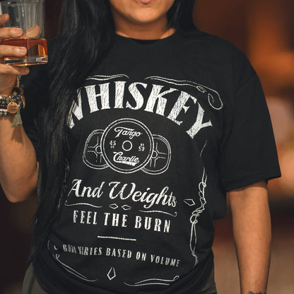 Whiskey "Feel the Burn" - tee by Tango Charlie Apparel