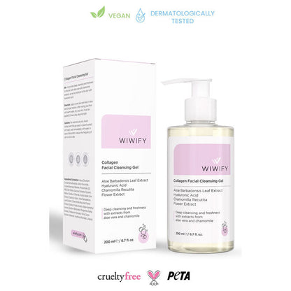 Wiwify Aloe Vera & Chamomile Purifying Cleansing Gel 200 ml by Beauty Care Bag
