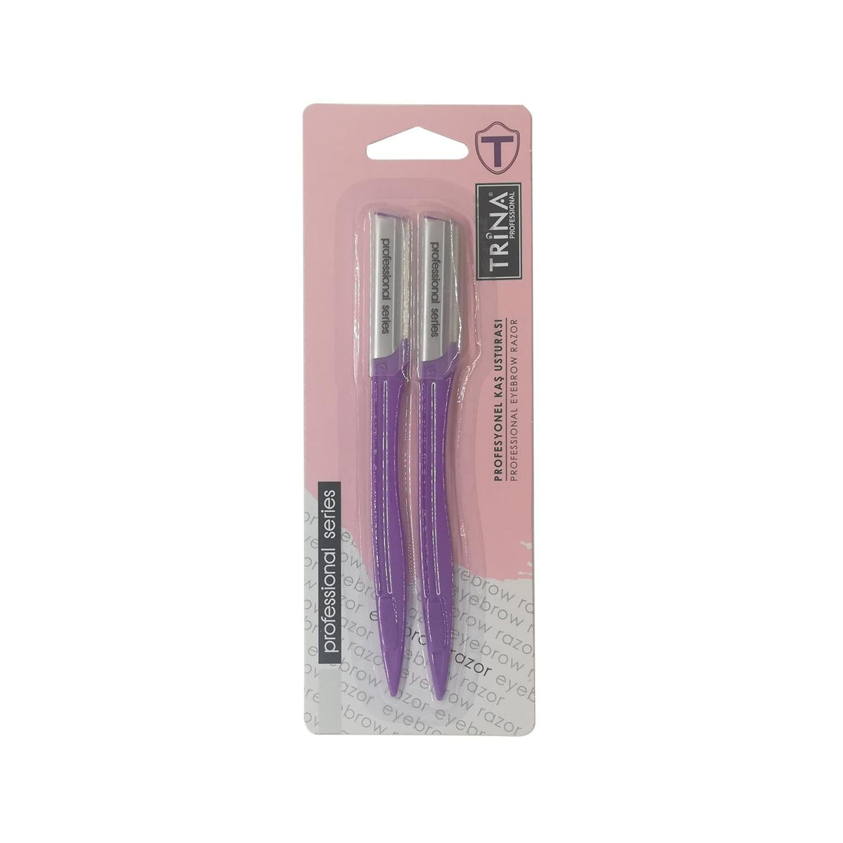 Trina Professional Eyebrow Razor TRNRAZOR0001 - Precise Grooming for Perfect Brows by Beauty Care Bag