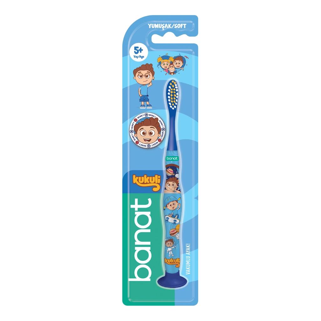 Banat Kukuli Kids Soft Toothbrush (Assorted Colors) by Beauty Care Bag