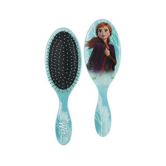 Wet Brush Frozen 2 Anna Guilding Spirit Original Detangler Hair Brush for Kids - Gentle Detangling, Reduces Breakage by Beauty Care Bag
