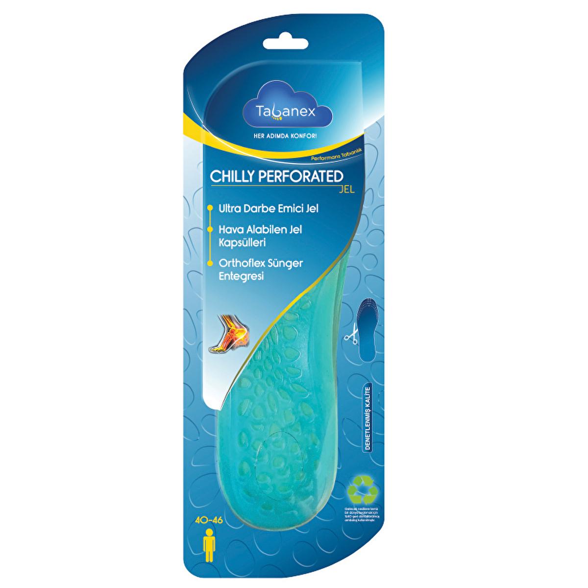Tabanex Orthotic Gel Insoles for Men - Comfortable Footwear Support with Perforated Design by Beauty Care Bag