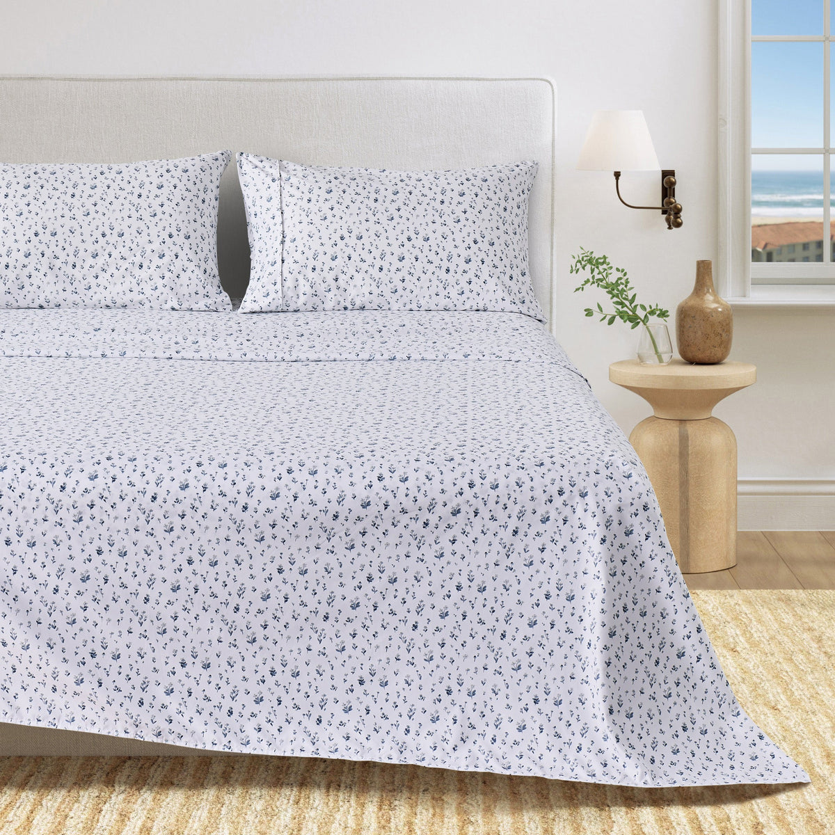 Watercolor Floral Sheet Set - Delia Collection by Great Bay Home