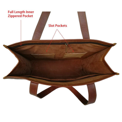 The Shannon Tote by Classy Leather Bags