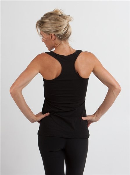 Women's racer back tank top – view 2