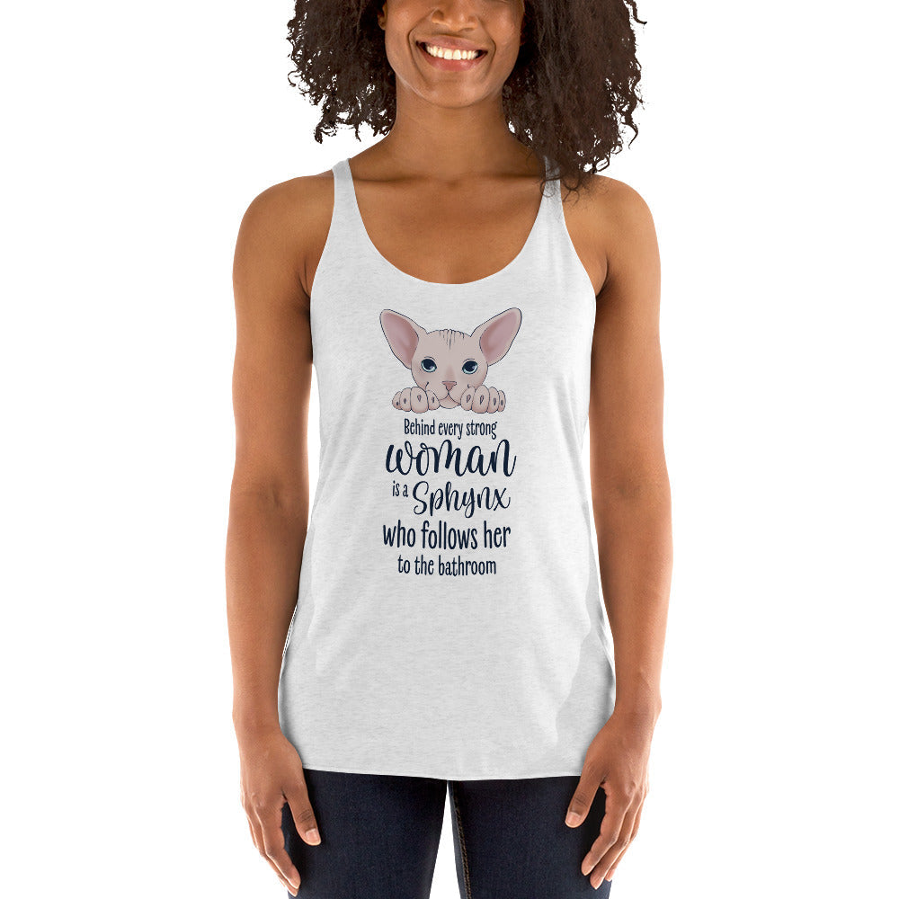 "BEHIND EVERY WOMAN" SPHYNX TANK by ReNewedPet