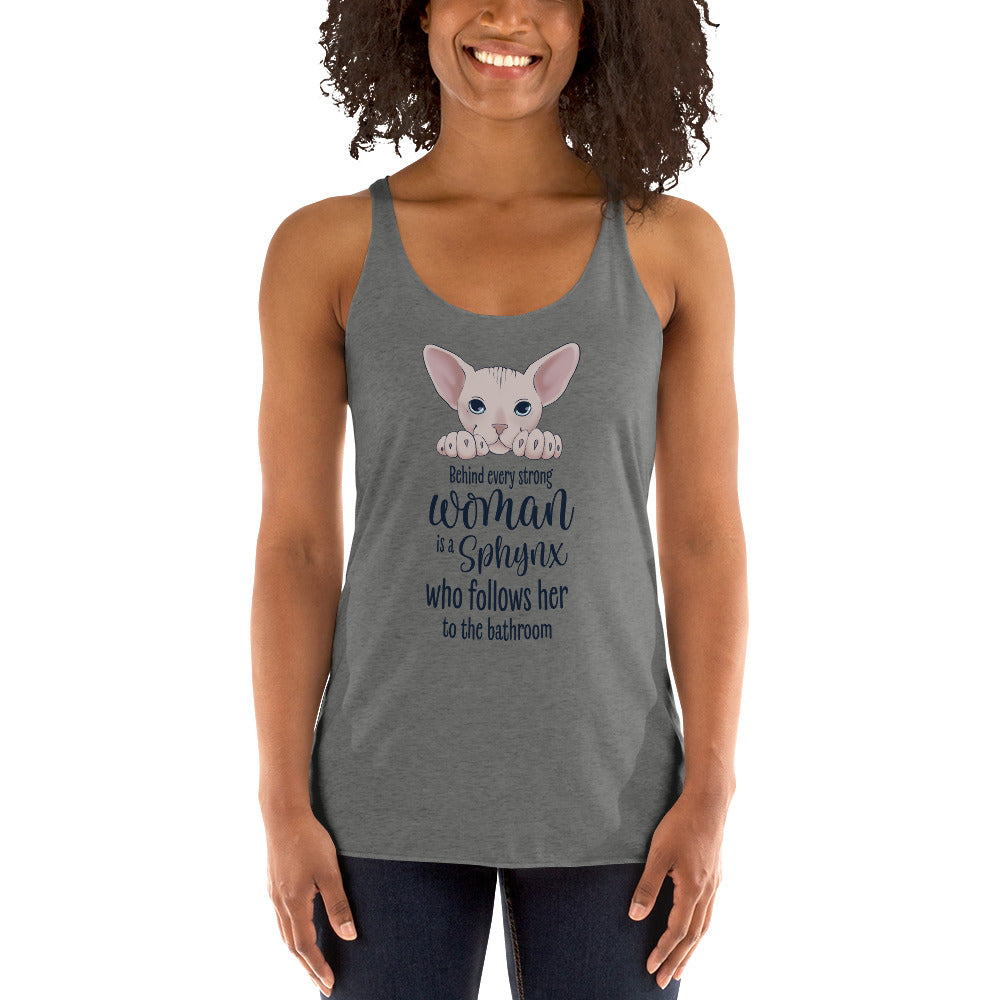 "BEHIND EVERY WOMAN" SPHYNX TANK by ReNewedPet