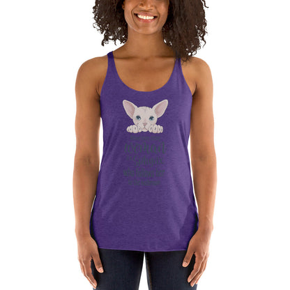 "BEHIND EVERY WOMAN" SPHYNX TANK by ReNewedPet