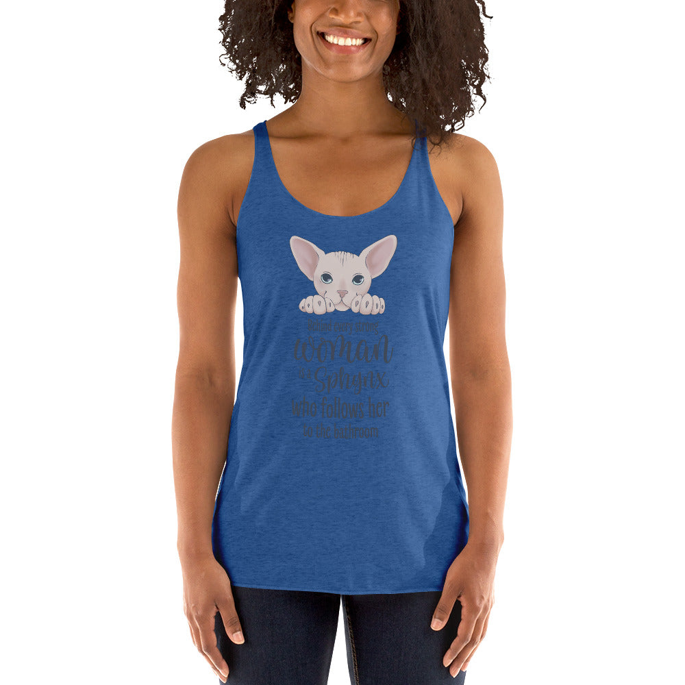 "BEHIND EVERY WOMAN" SPHYNX TANK by ReNewedPet