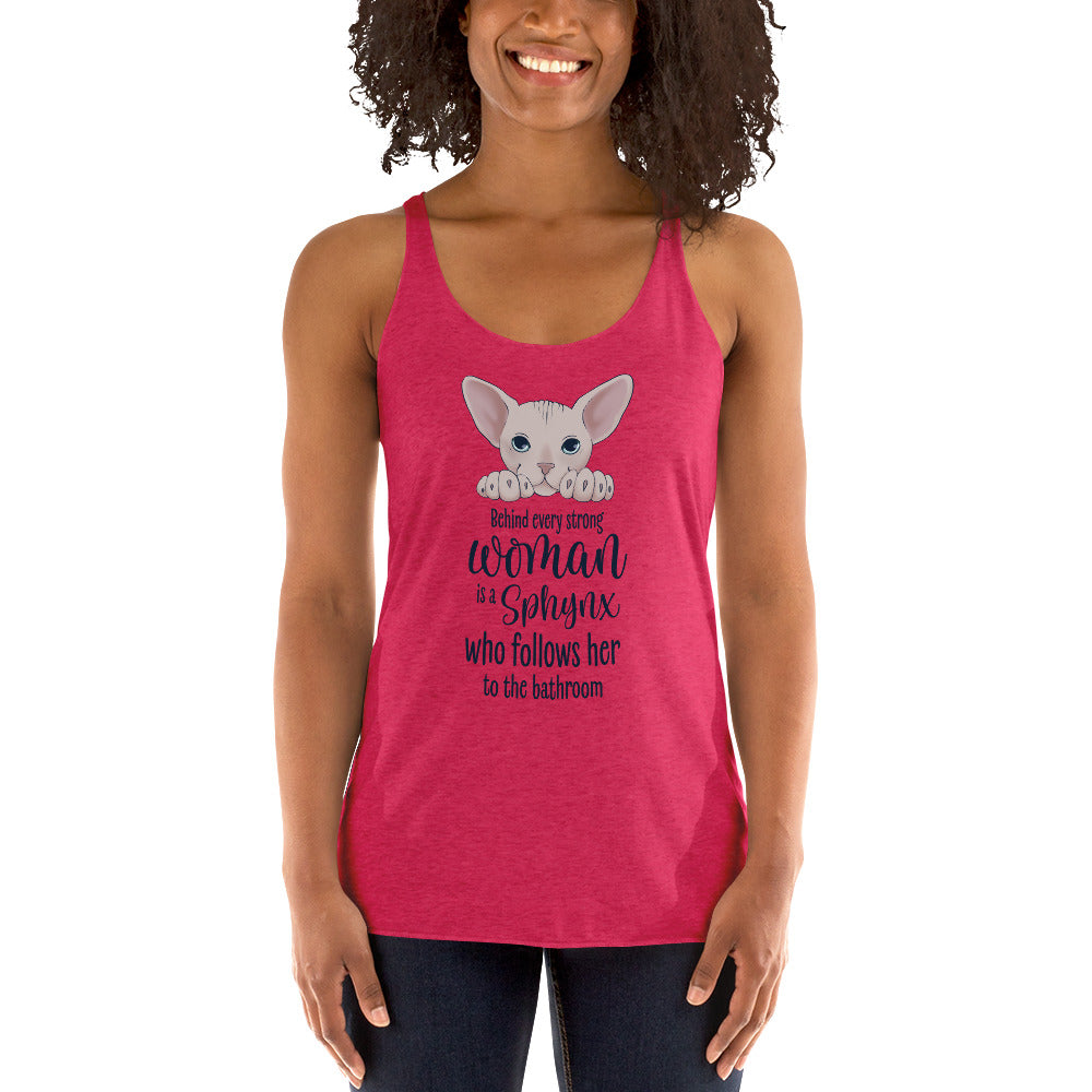 "BEHIND EVERY WOMAN" SPHYNX TANK by ReNewedPet