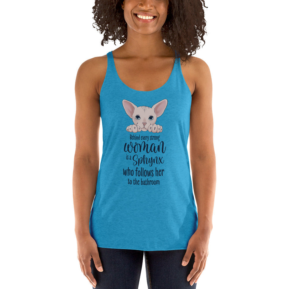 "BEHIND EVERY WOMAN" SPHYNX TANK by ReNewedPet